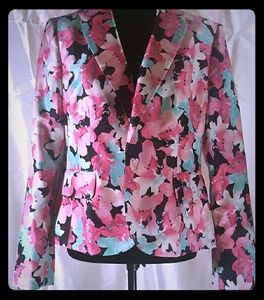 Floral Print Blazer/ Jacket